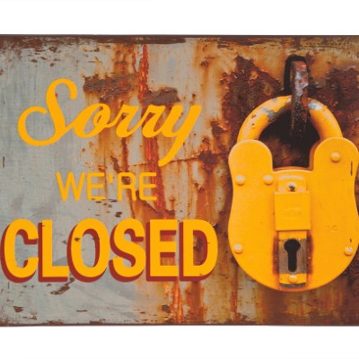 ...CLOSED WALL PLQ MTL 